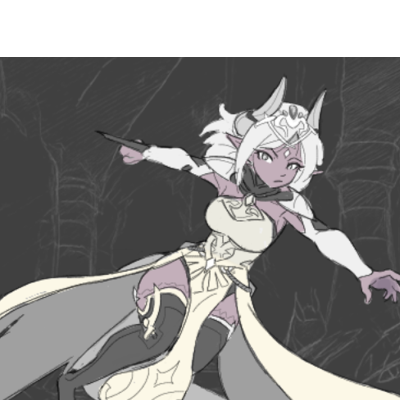 Full Body Flat Color Example